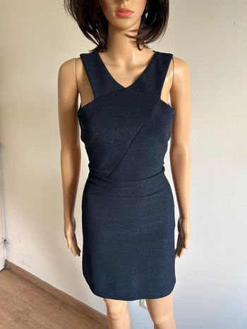 Robe bleue marine pailletée Morgan taille 36 jamais portée