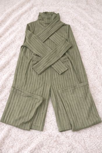 Ensemble kaki haut long + pantalon 