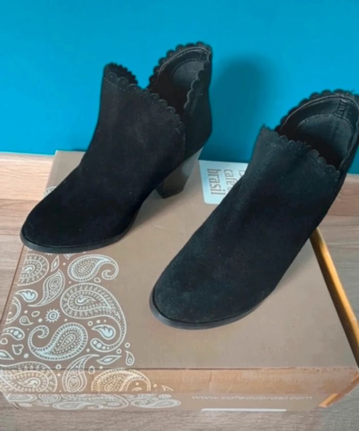Bottines en daim - photo numéro 3