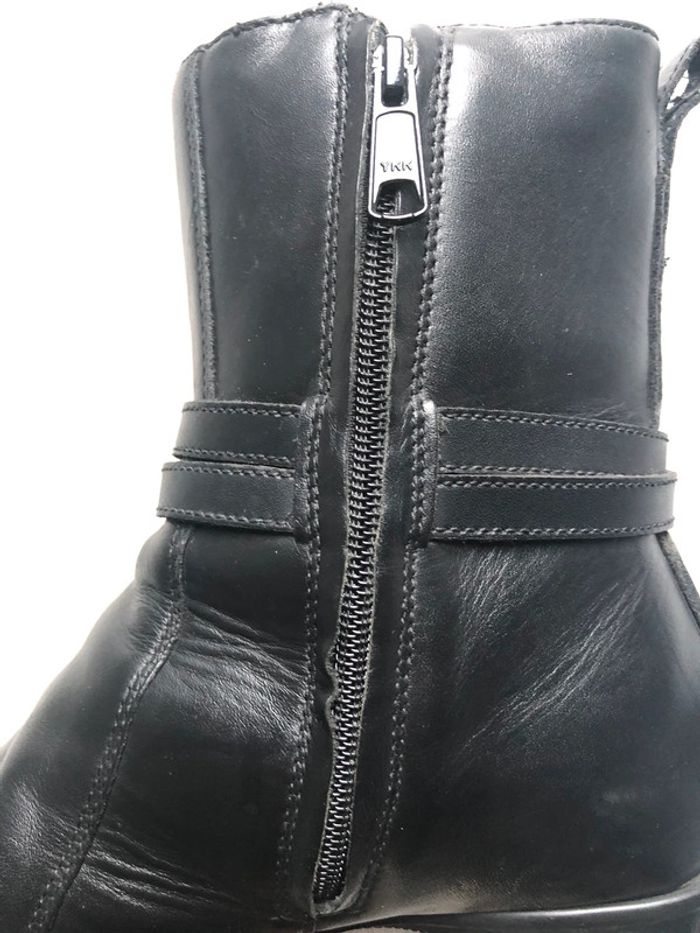 Bottines moto femme cuir « ixs » comme NEUVES - photo numéro 12