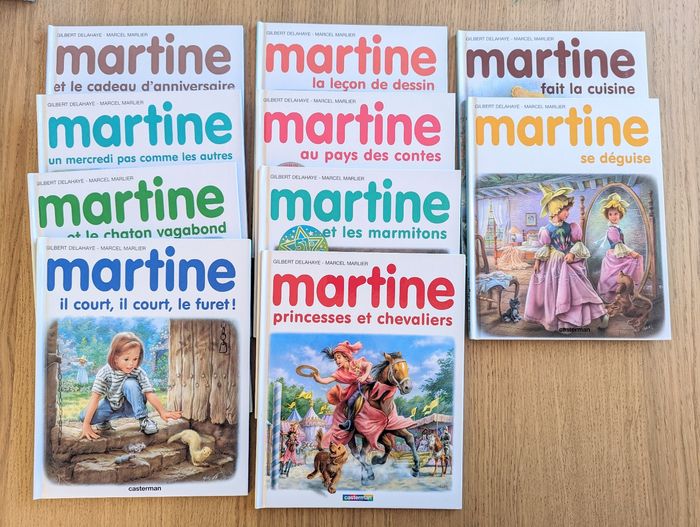Lot 10 livres Martines - Casterman