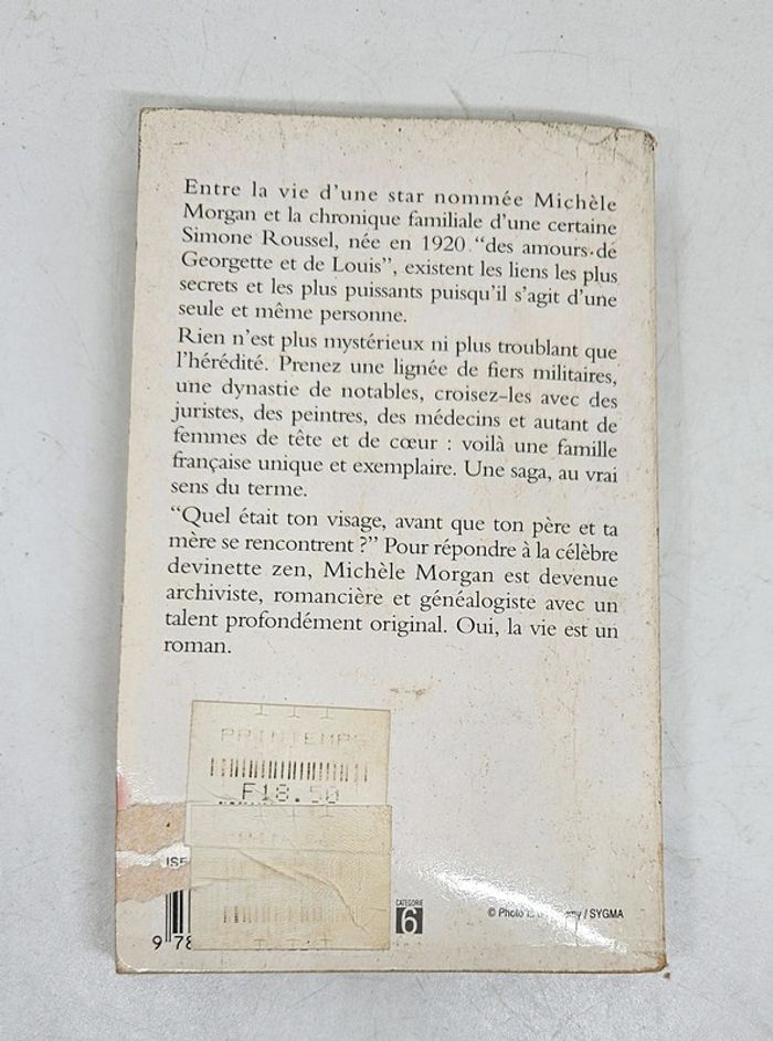 "Le fil bleu", de Michèle Morgan.
Pocket.
384 pages.
ISBN : 2.266.06422.3 - photo numéro 2