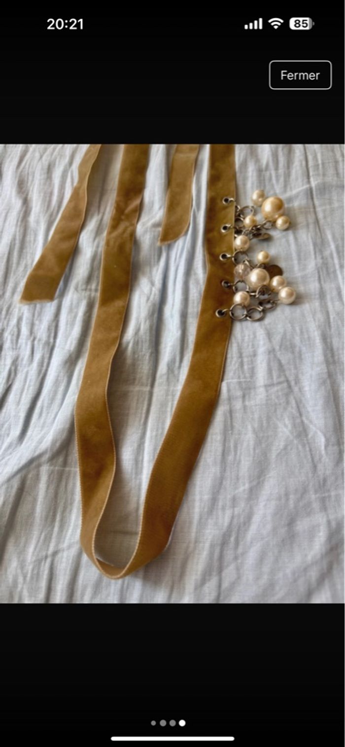 Collier ceinture perles - photo numéro 2