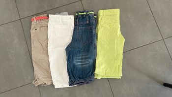 Lot ensemble garde robe vêtement pantacourt fille enfant taille 5 ans