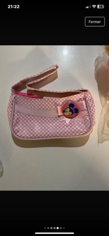 Sac Disney fille rose et blanc