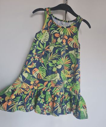 🌺 Robe fleurie - Neuve – 4 ans