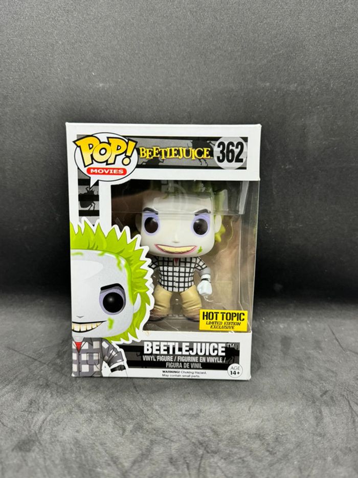 Funko pop beetlejuice 362 Hot Topic - photo numéro 2