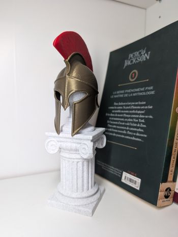 « Héritage Antique » Casque corinthien & Colonne Grec