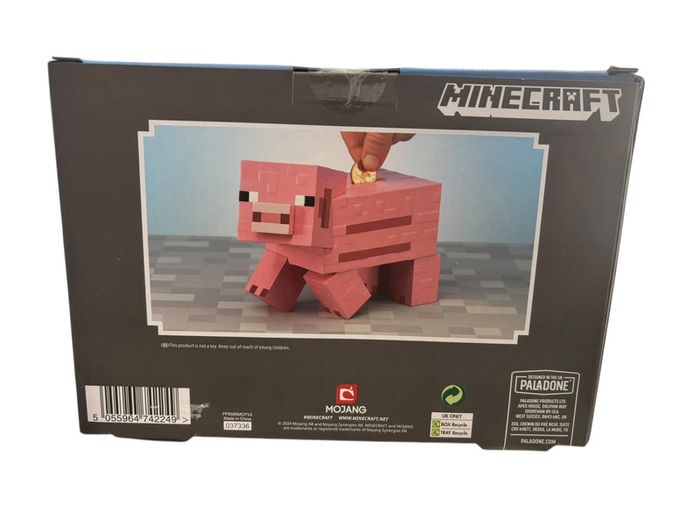 Tirelire Minecraft Pig Money Bank Paladone neuf - photo numéro 2