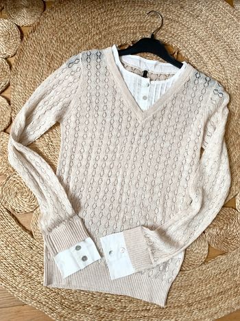 Joli pull en maille fine en laine & coton | NafNaf