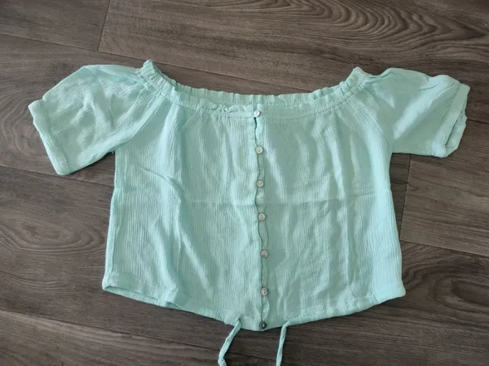 Crop Top épaules dénudées