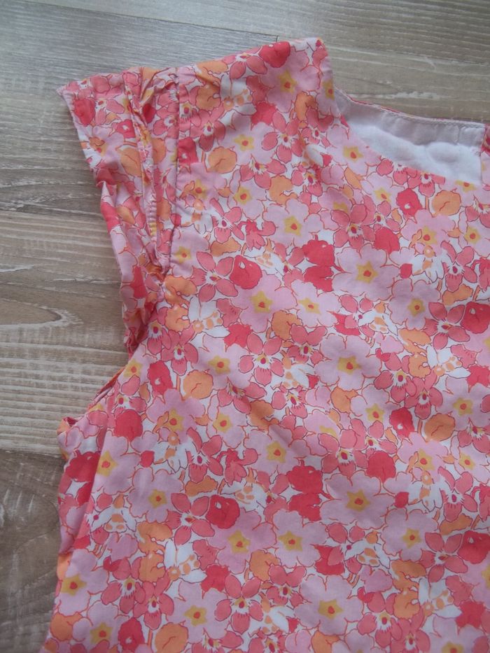 Robe fleurie rose Jacadi 12 ans - photo numéro 2