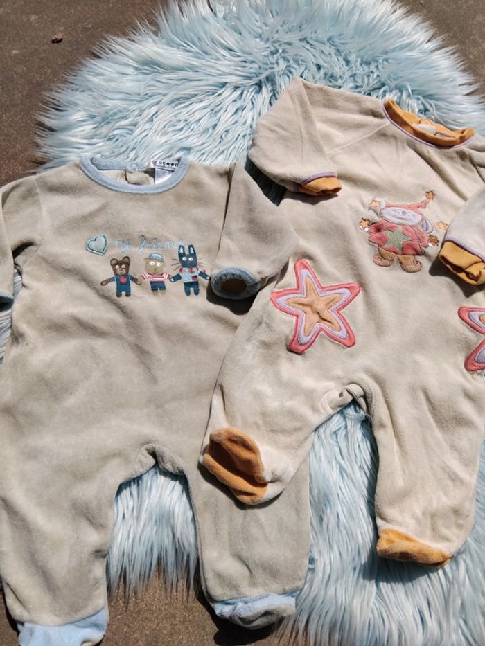 💡 lot 3 mois grenouillères