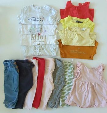 Lot vêtements fille 6 mois