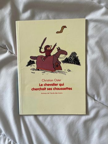 Livre Le chevalier qui cherchait ses chaussettes l'école des loisirs