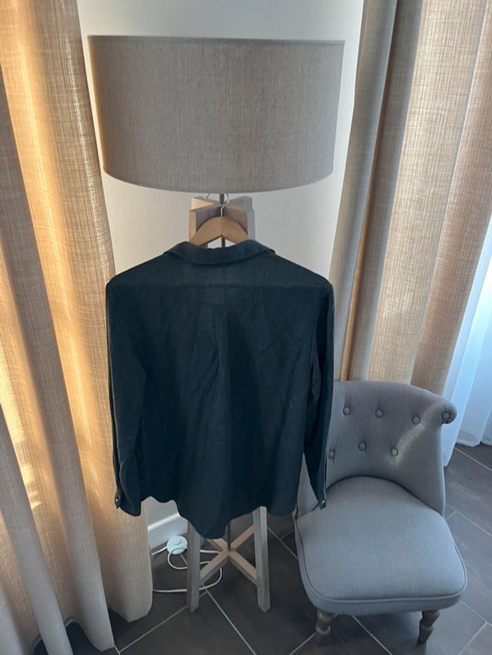 Chemise Naf Naf taille 36 grise - photo numéro 2