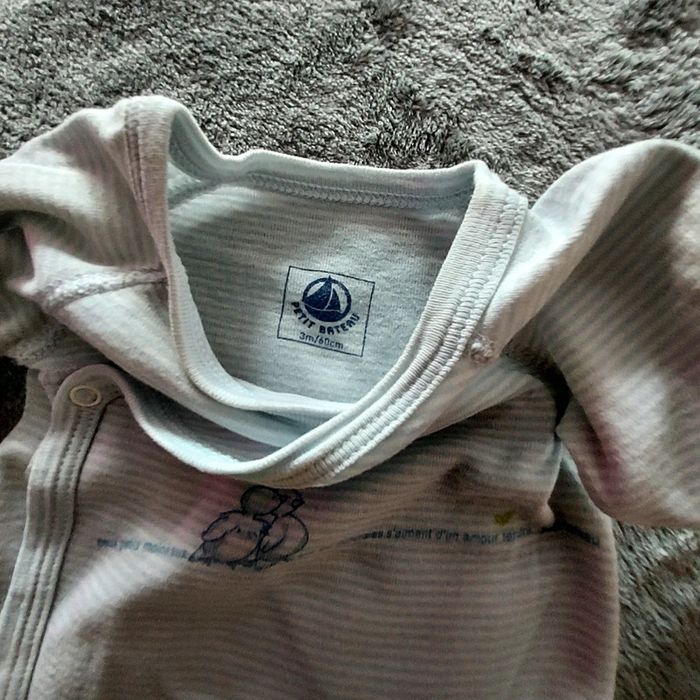 Lot 2 Bodies fille Petit Bateau - photo numéro 5