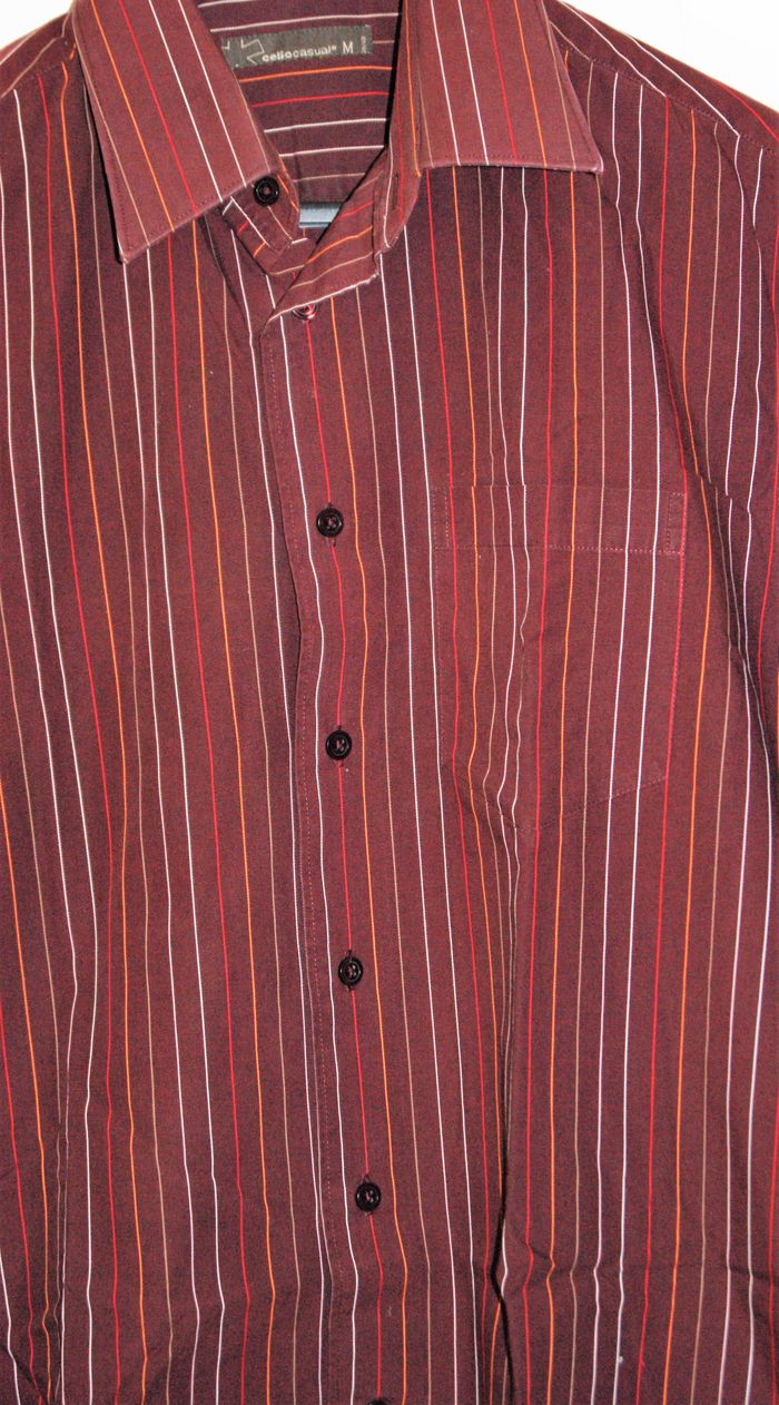 Chemise homme manches longues M – Rayures verticales - photo numéro 2