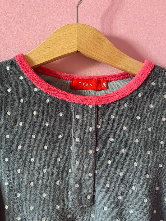 Pyjama velours Tissaia 6 ans - photo numéro 7