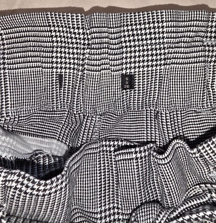 Short a carreaux noir/blanc S - photo numéro 3