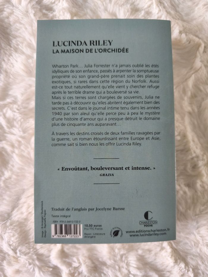 La Maison de l'orchidée Lucinda Riley - photo numéro 3