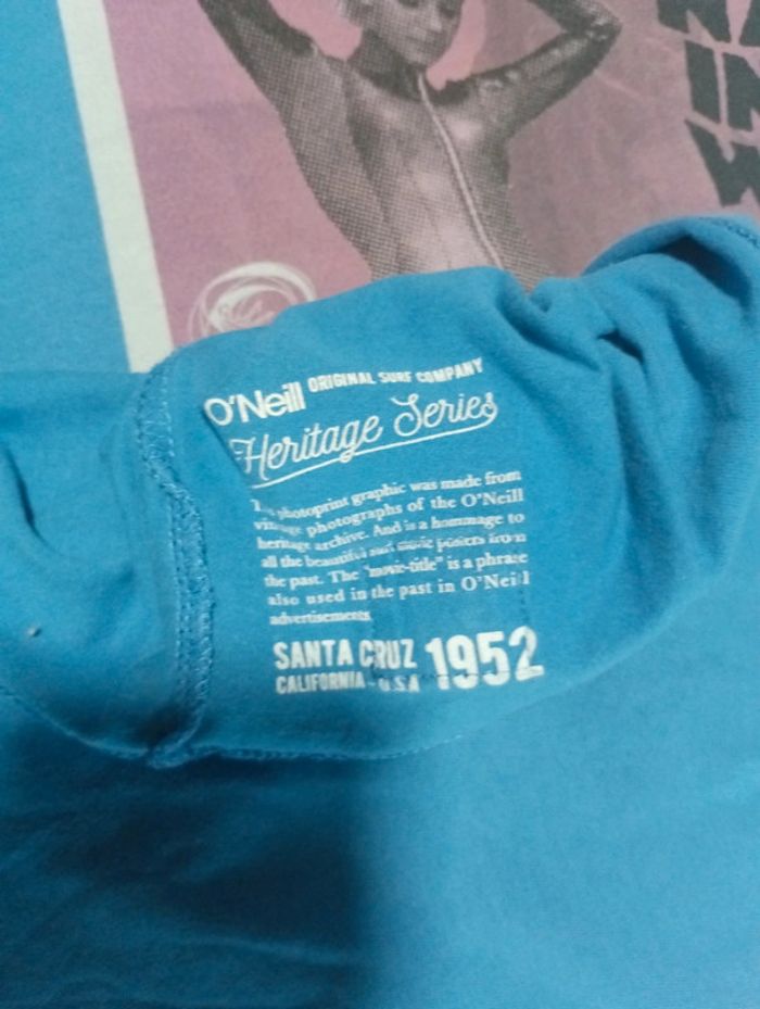 Tee shirt manches courtes homme O'NEILL taille M rétro vintage - photo numéro 9
