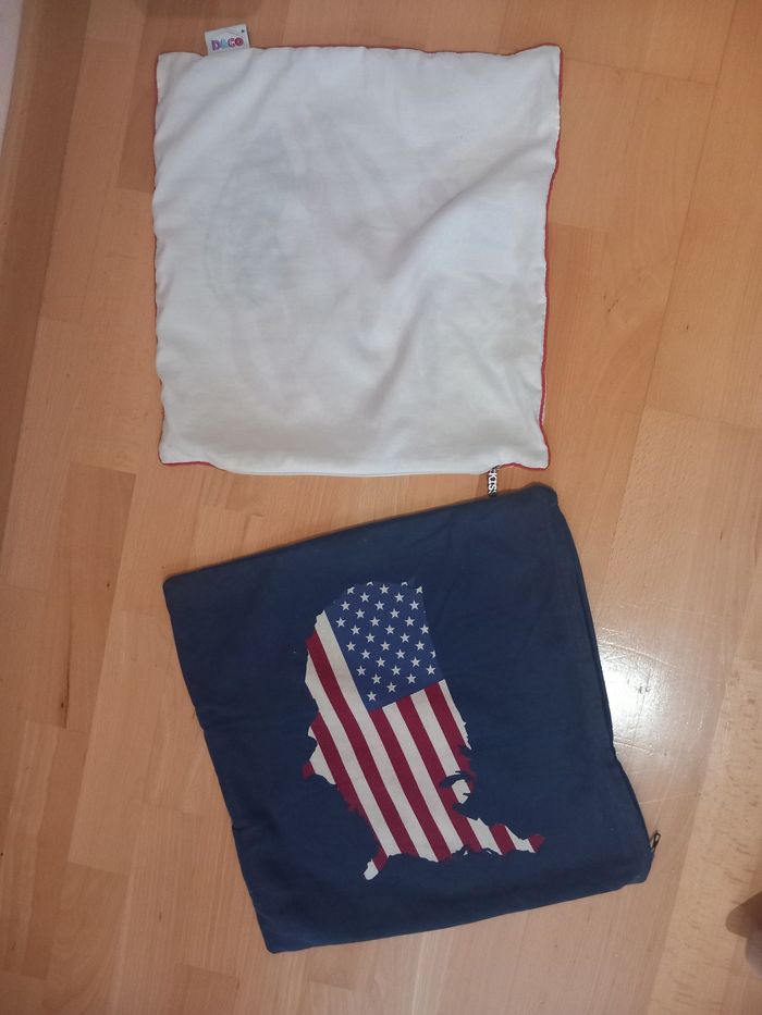 Housses de coussin 40×40 thème USA - photo numéro 2
