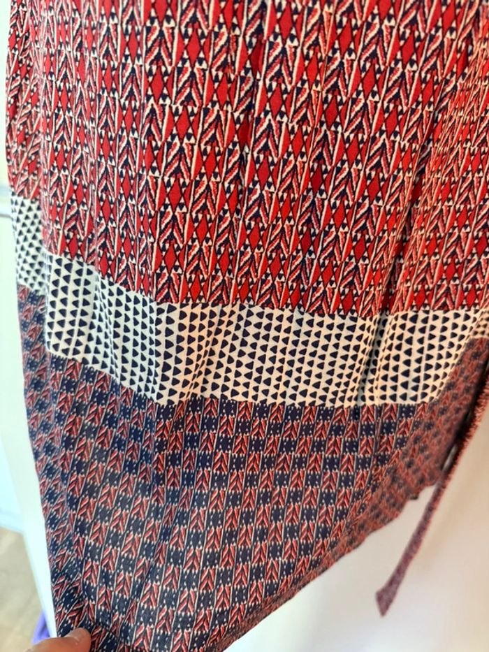 Robe d’été rouge à motifs Camaïeu - photo numéro 5