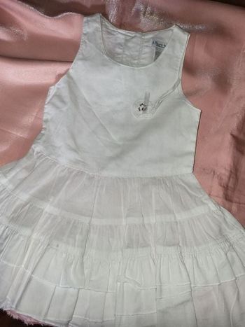 robe blanche 94 cm 3ans très bon état A L HEURE ANGLAISE