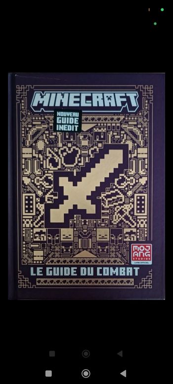 Livre Minecraft "Le guide du combat"