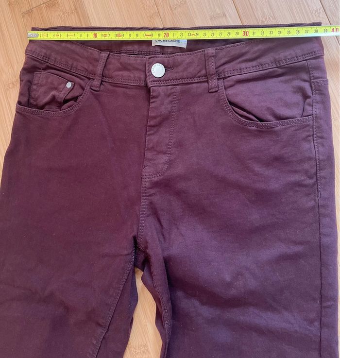 222 - pantalon cache cache chocolat - photo numéro 12