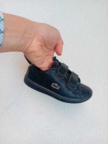 Basket bébé t.23 Lacoste 🖤🤍