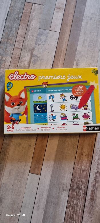 Électro premiers jeux