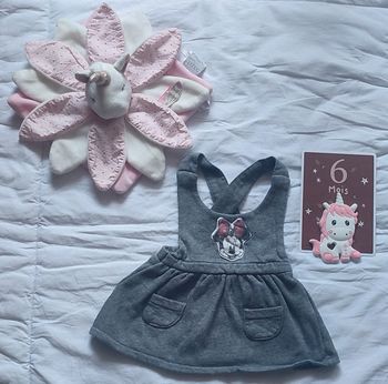 Robe à bretelles Minnie Disney Baby 6 mois