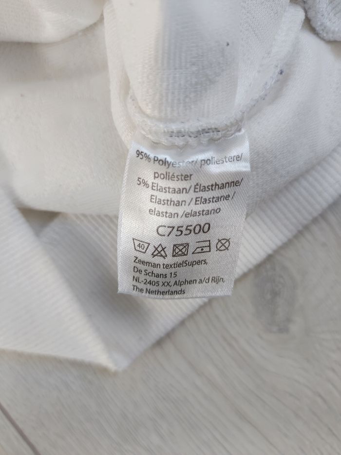 Sweat blanc 98-104 cm Zeeman - photo numéro 4