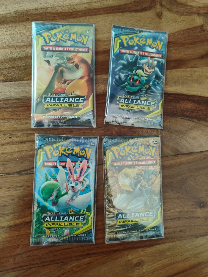 Artset booster pokemon  alliance infaillible loose
