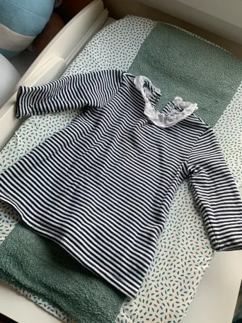 Robe chaude à rayure