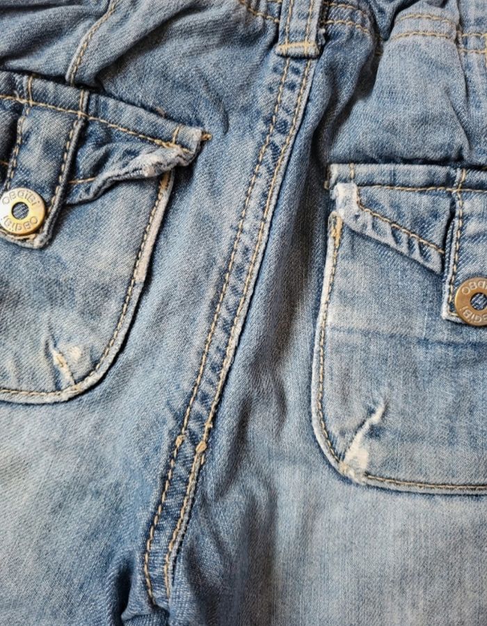 Short bermuda en jean Obaïbi 2 ans 86 cm - photo numéro 3