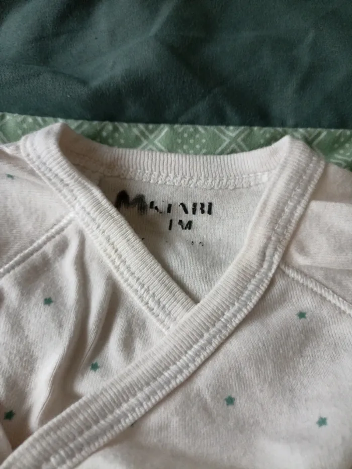 Lot Body manche courte 1 mois - photo numéro 4