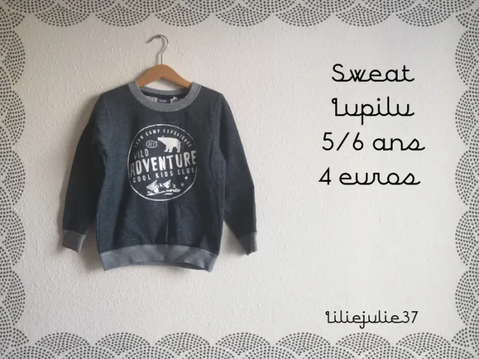 Sweat Lupilu 5/6 ans