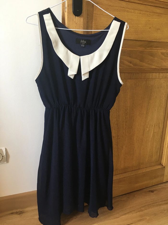 Robe courte bleu marine Iska London - photo numéro 2