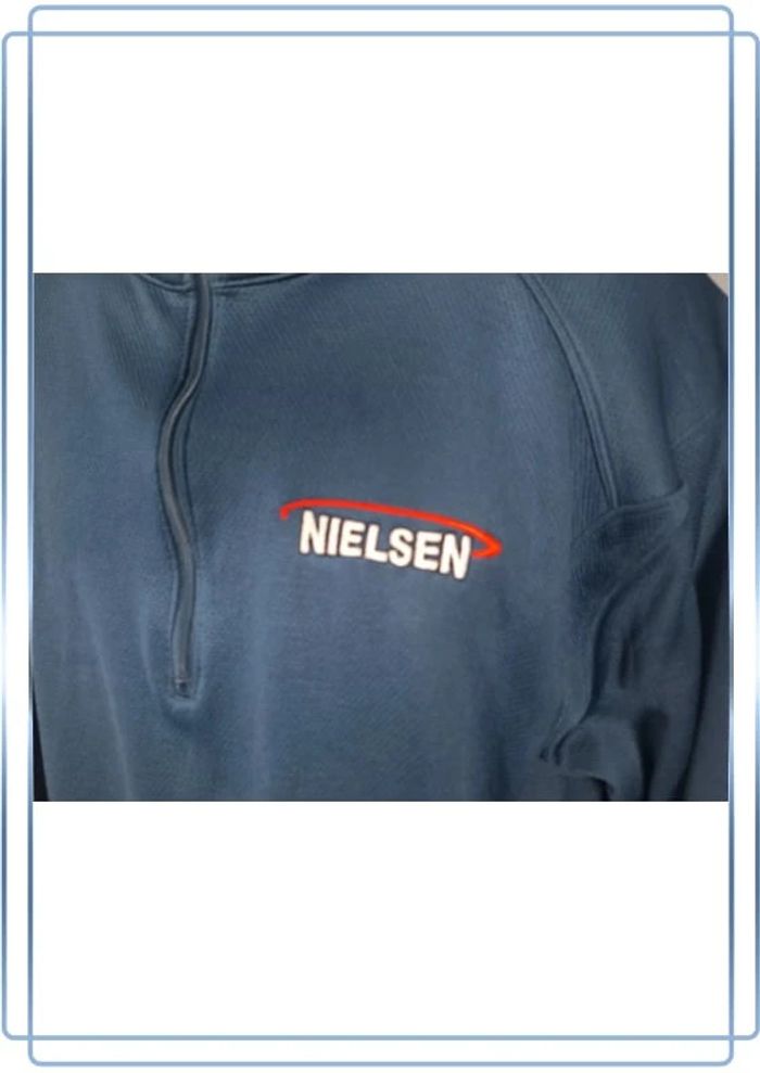 Sweat nike vintage homme quart de zip - taille XL brodé (365) - photo numéro 3