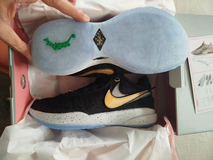 Nike leBron XX black mettalic - photo numéro 3