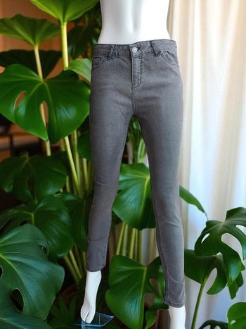 Jean skinny gris noir 36