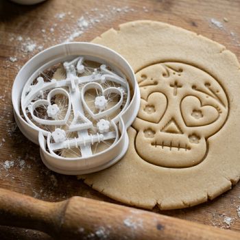 Emporte-pièce Calavera Tête de Mort Mexicaine Halloween Découpoir Biscuit