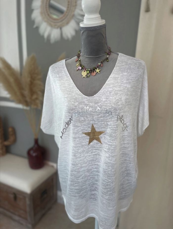 Tee-shirt tendance taille unique - photo numéro 7