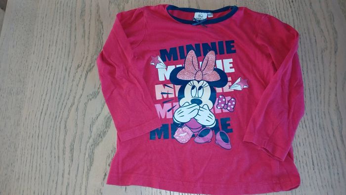 Tee-shirt fille 4 ans "Minnie" - photo numéro 2
