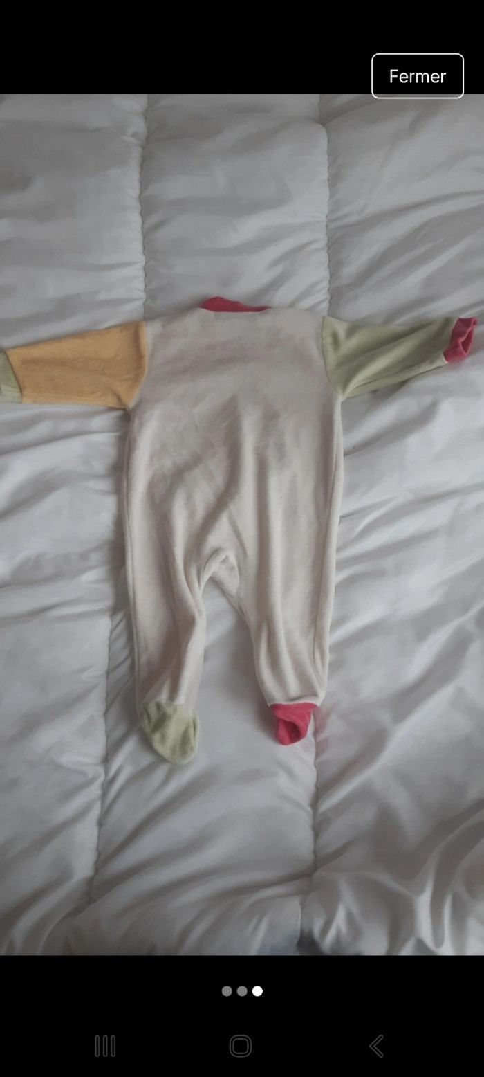 Pyjama bébé fille 3 mois - photo numéro 3