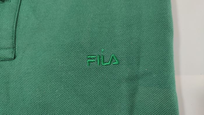 Vêtement Homme t-shirts tee-shirts polo vert fila taille L #Retrostreet - photo numéro 2