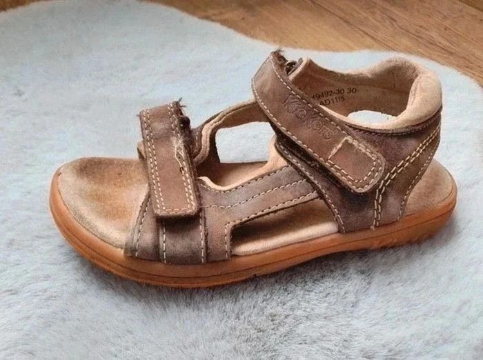 Sandales Kickers Platino marron clair pointure 30 - photo numéro 14